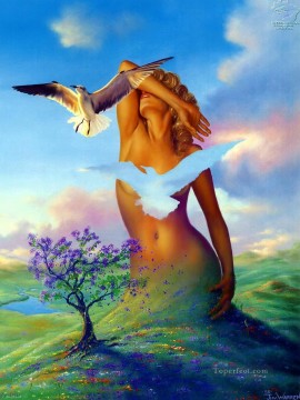 nude of land Fantasy Oil Paintings